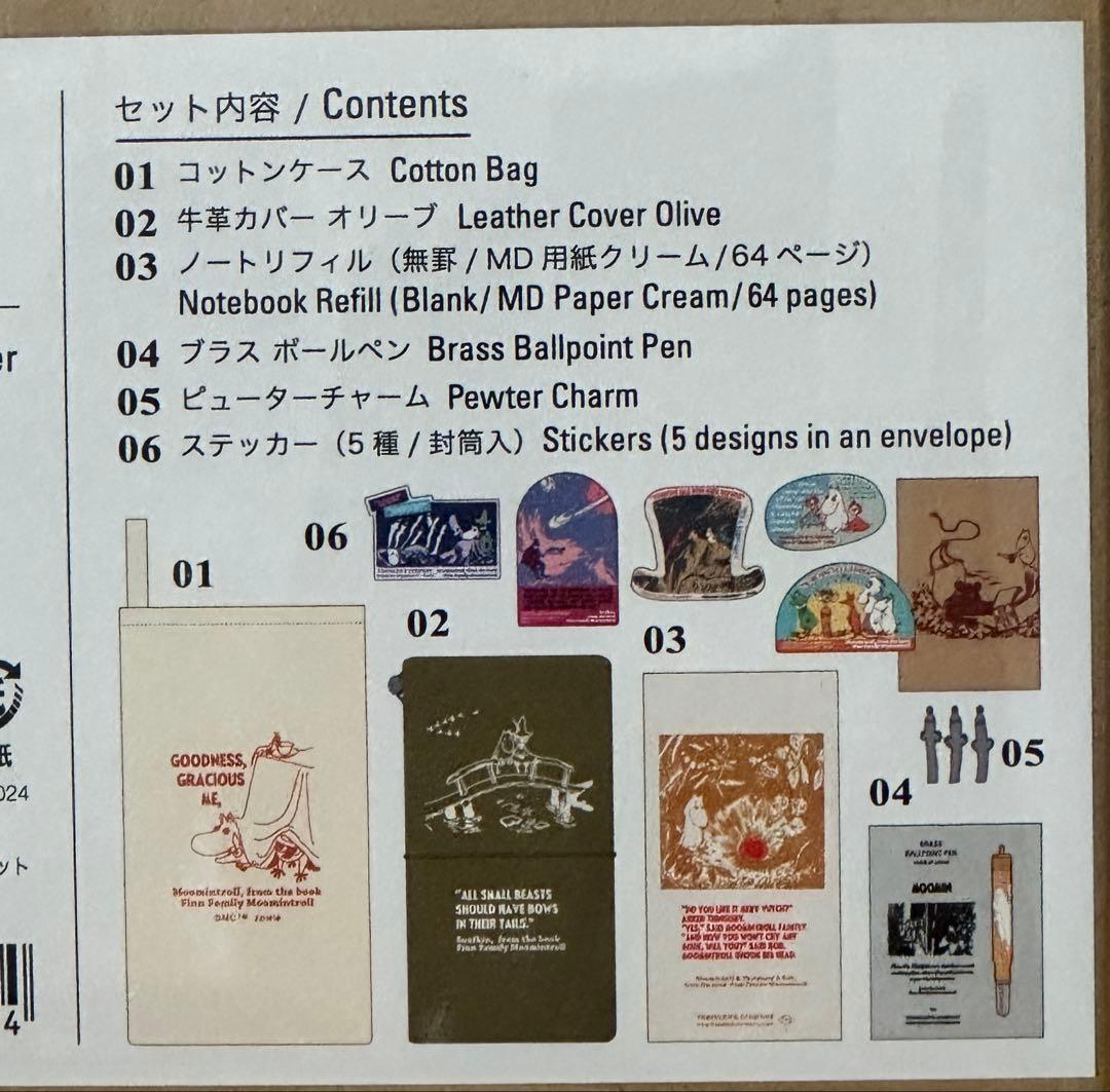 トラベラーズノート 限定セット MOOMIN ムーミン一家　 新品未開封品