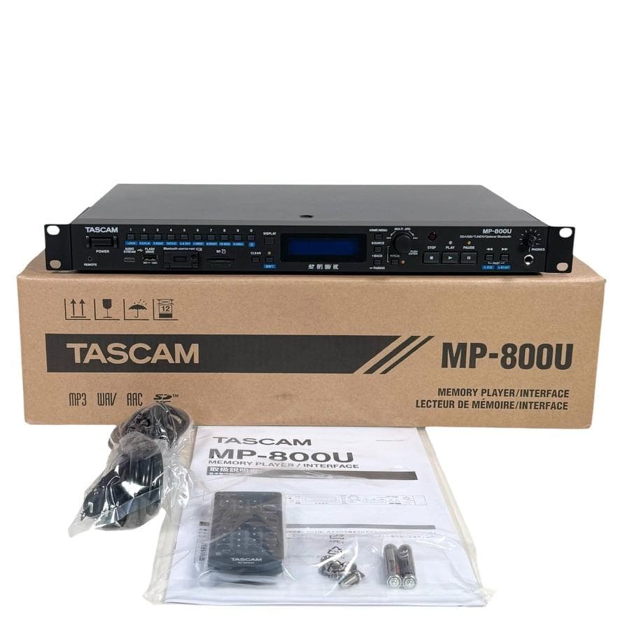 TASCAM MP-800U SD/USB DAC/FMチューナー搭載プレーヤー