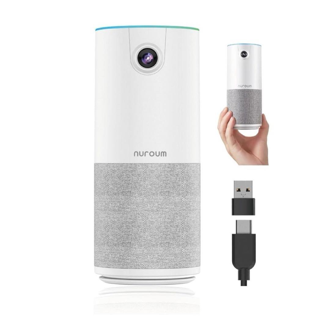12089 Nuroum 会議用 マイクスピーカー 一体型 ウェブカメラ