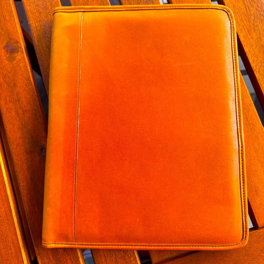 新品未使用、自宅保管COACH レザー ノートパッドブラウン