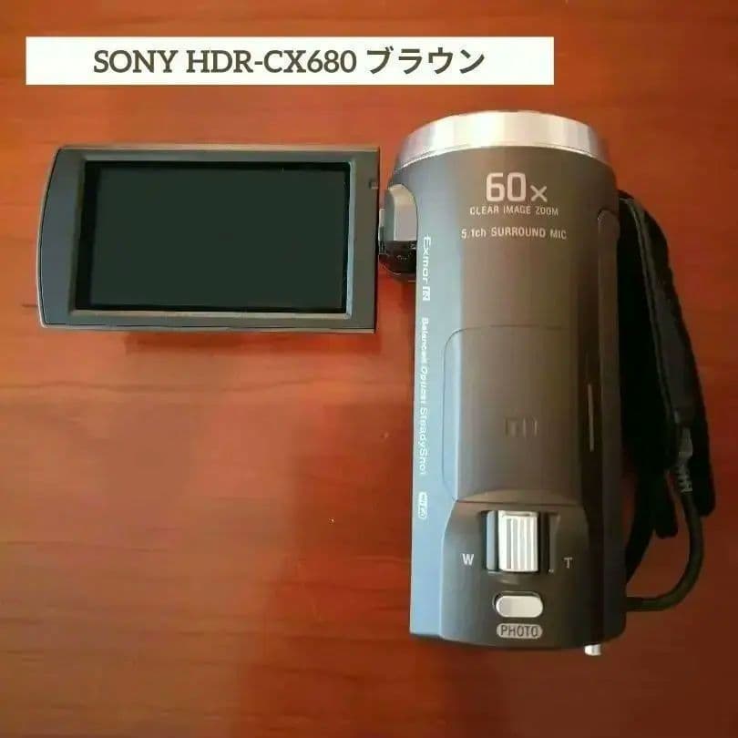 【SONY】 HDR-CX680 ブラウン ハンディカム