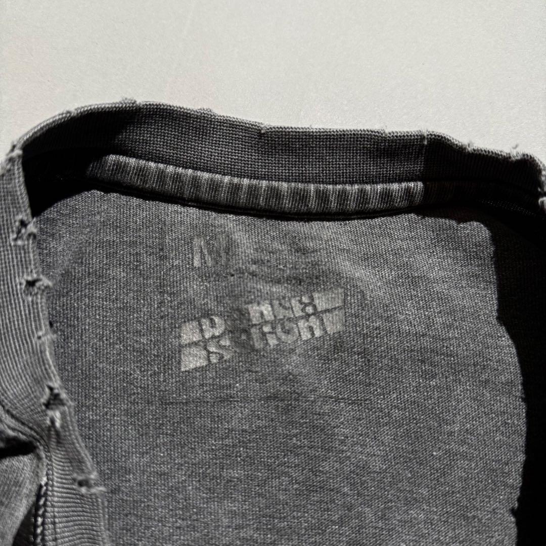 DANKE SCHON ボーンプリントデストロイノースリーブカットソー M