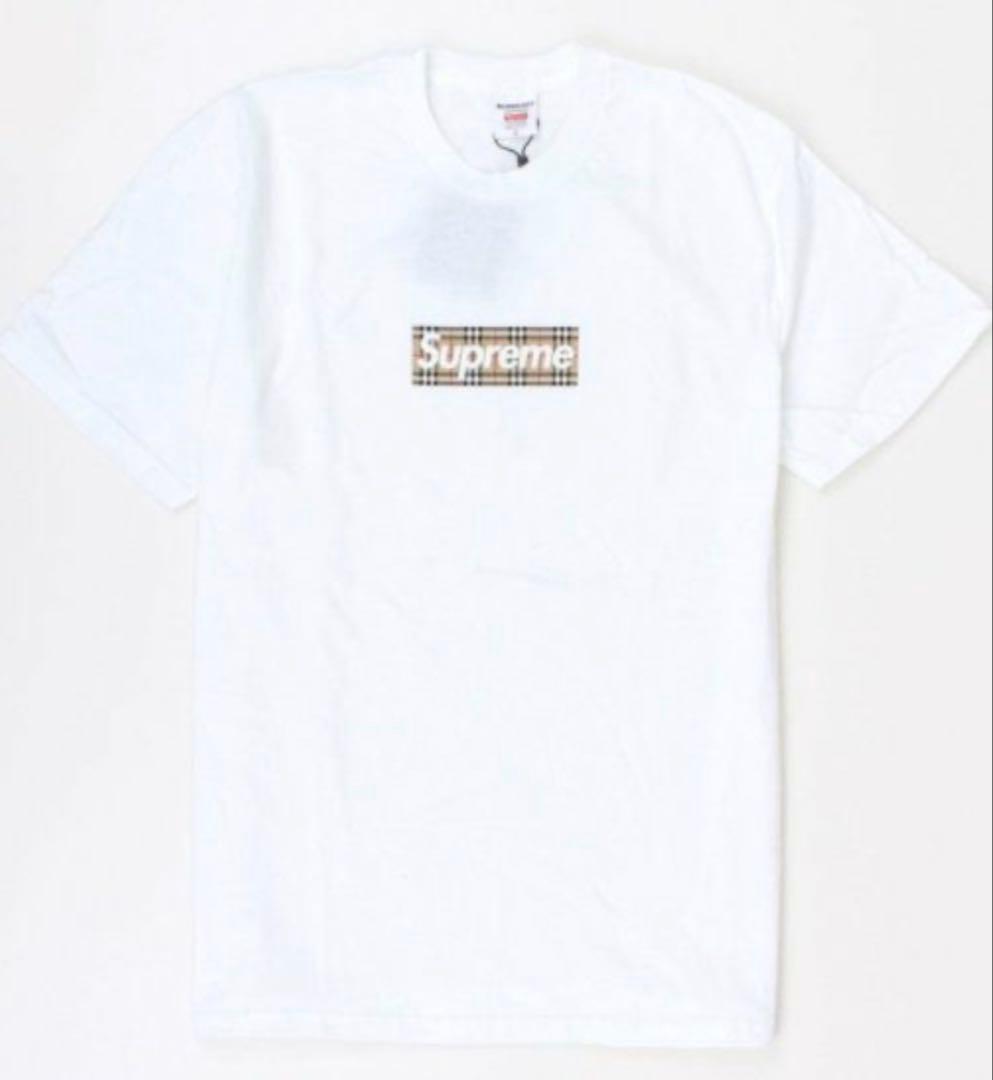 Burberry × supreme tシャツ