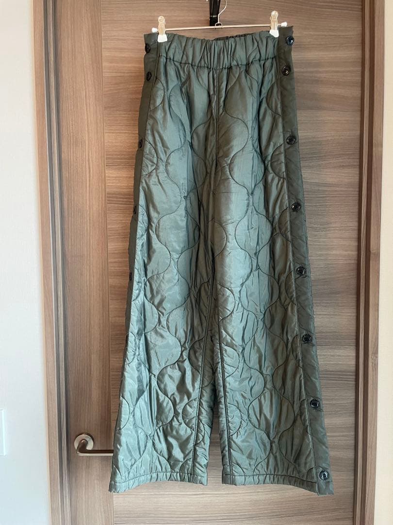 HYKE キルティングパンツ