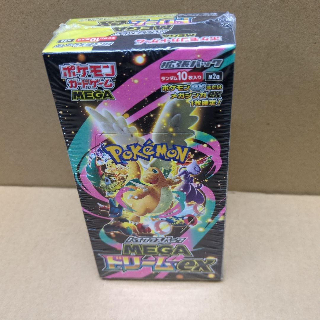 ポケモンカードシュリンク付きMEGAドリームex1box