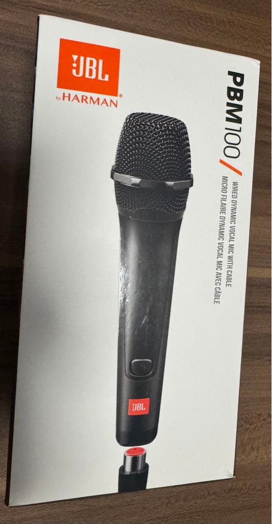 JBL PMB100: 有線ダイナミックボーカルマイク ケーブル付き ブラック