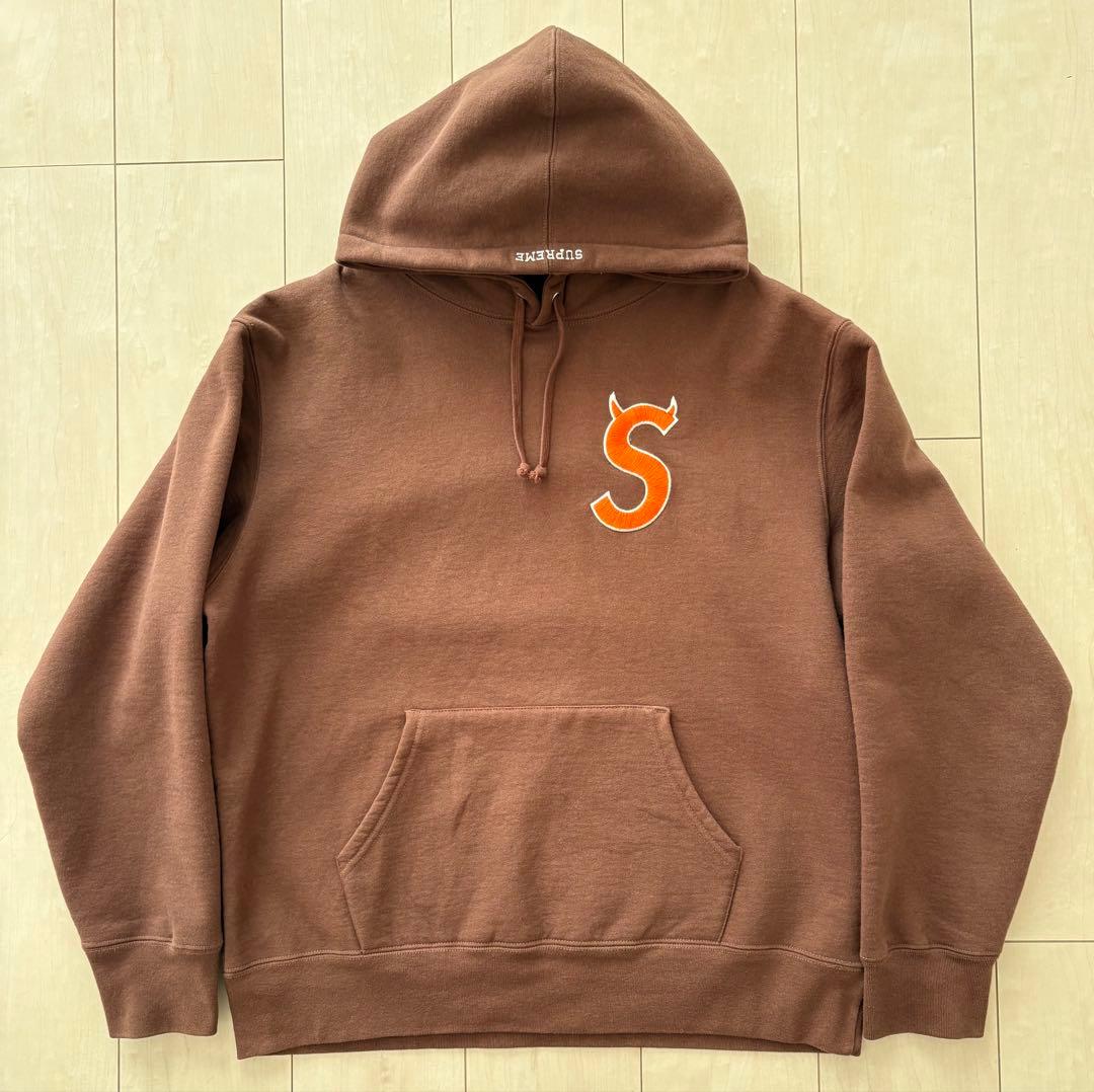 か*】様 【堀米雄斗着用✨】シュプリーム デビル ツノ Sロゴ パーカー M ブ