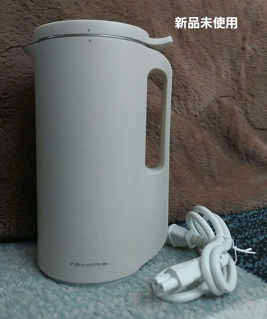 【未使用品】レコルト自動調理ポット　ソイ&スープブレンダー レッド