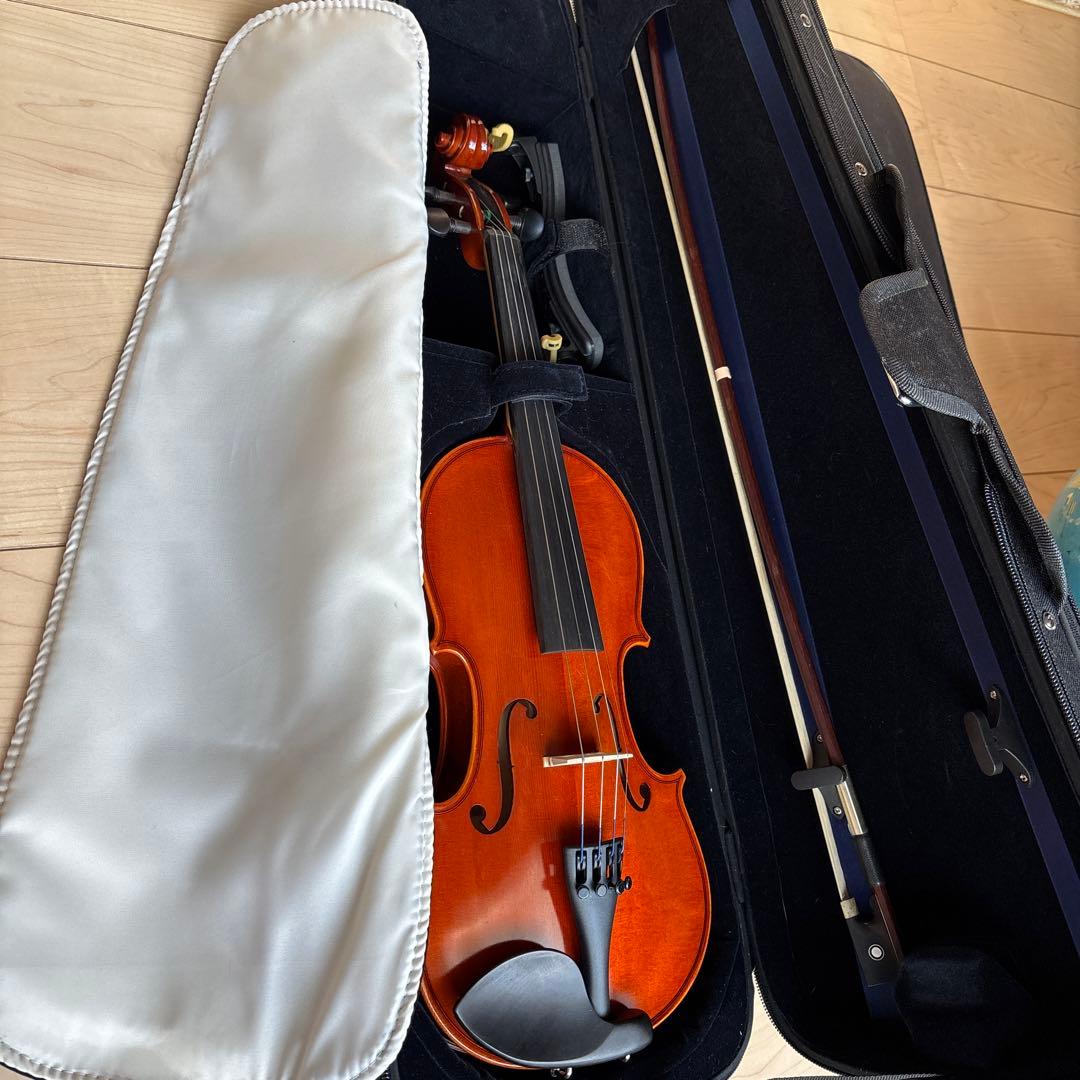 バイオリン 本体 黒ケース付き