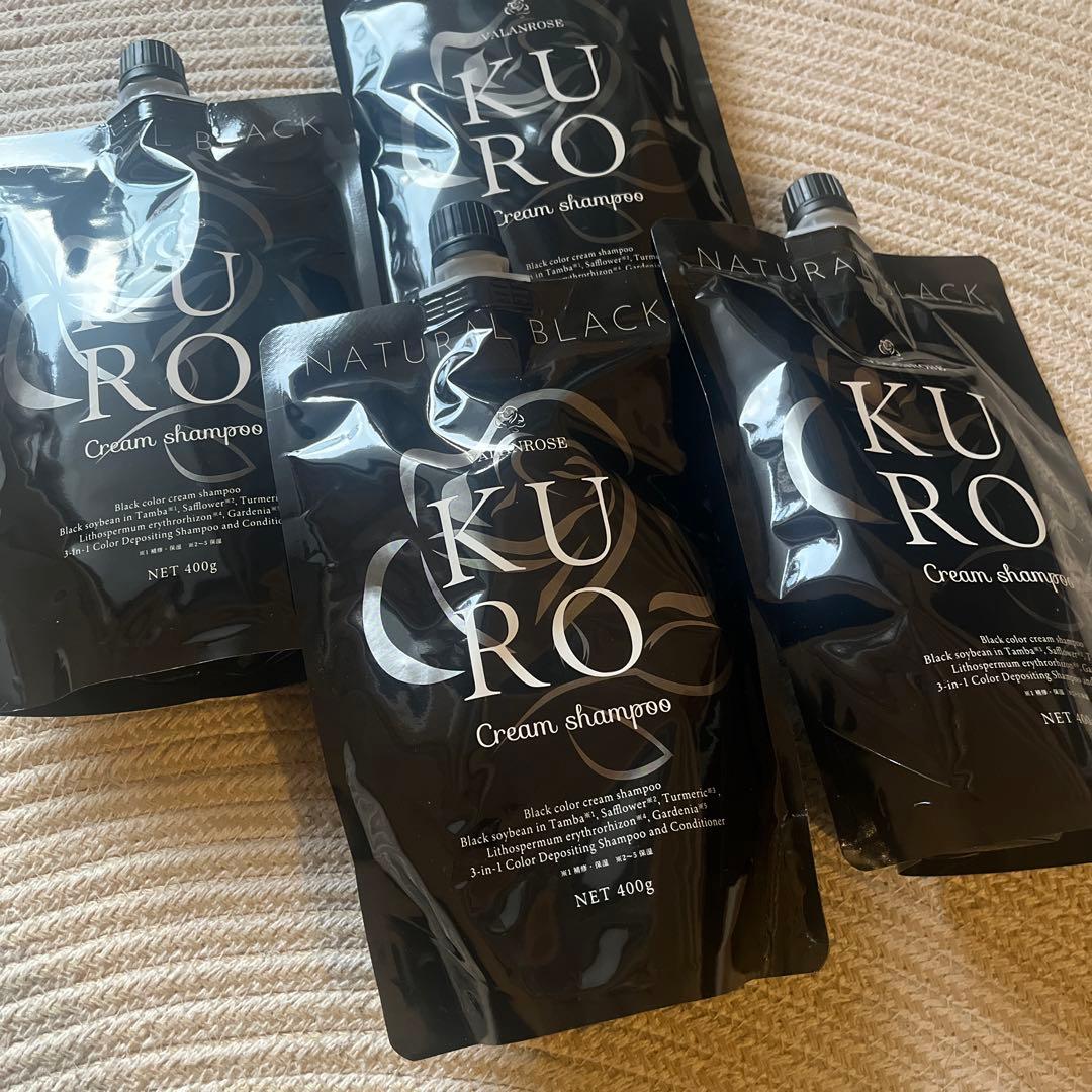 バランローズ　KUROシャンプー　ブラック4個セット