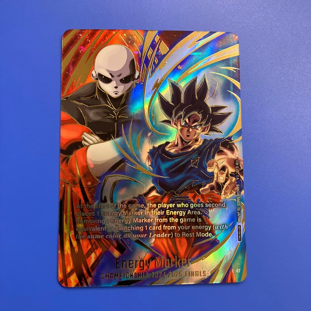 ドラゴンボール超 英語版 エナジーマーカー ジレン 孫悟空 大会限定
