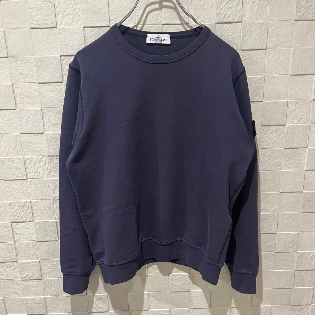 【極美品】ストーンアイランド　トレーナー　ネイビー　12year