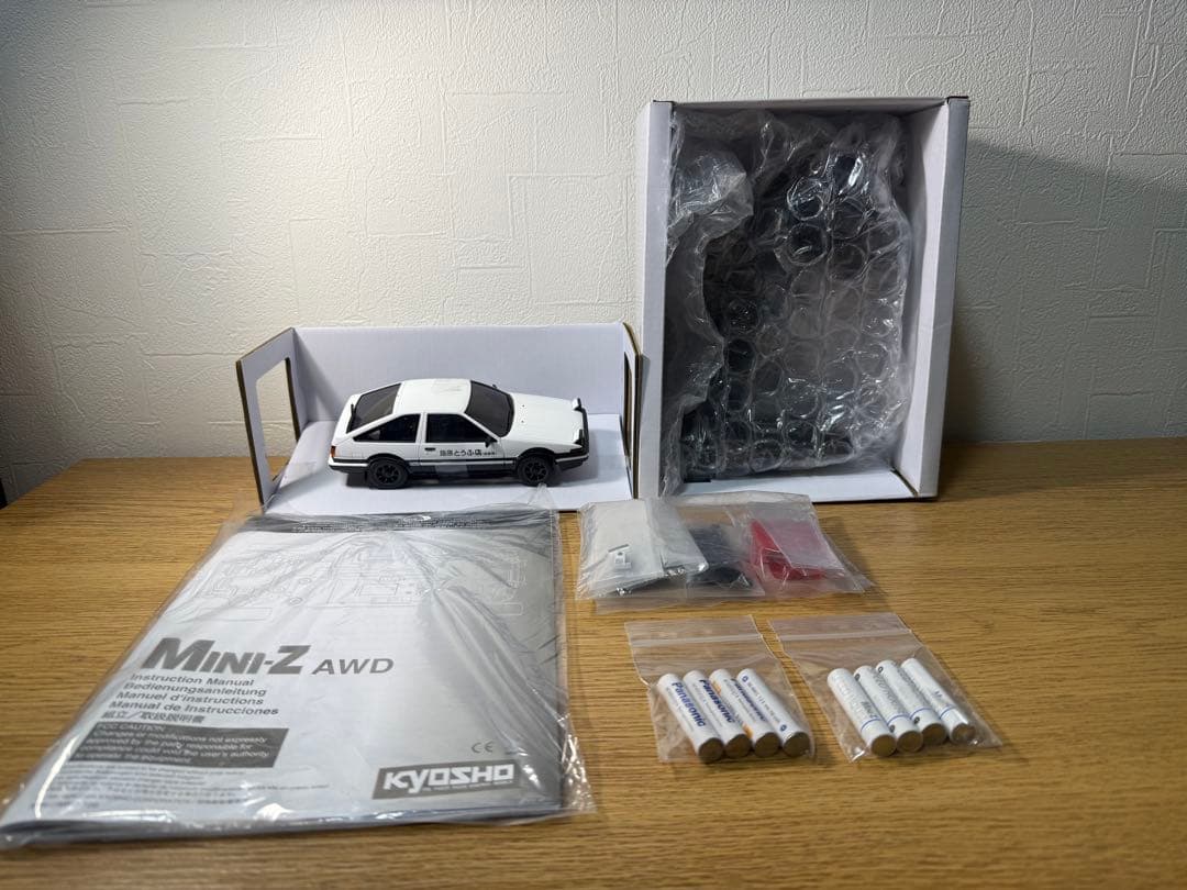 京商 ミニッツ AWD 頭文字D AE86 レディセット ドリフトパック