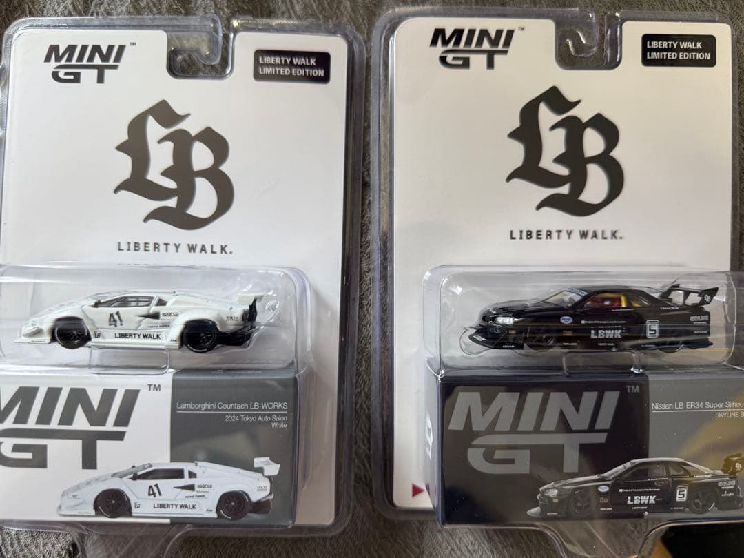 限定 Mini GT ER34 + lamborghinu LBWK 2個セット
