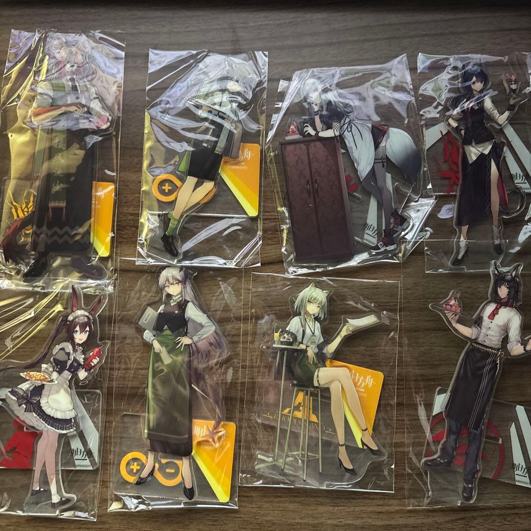 アークナイツ アクリルスタンド 中国限定 カフェ 全8種 未開封 箱付き