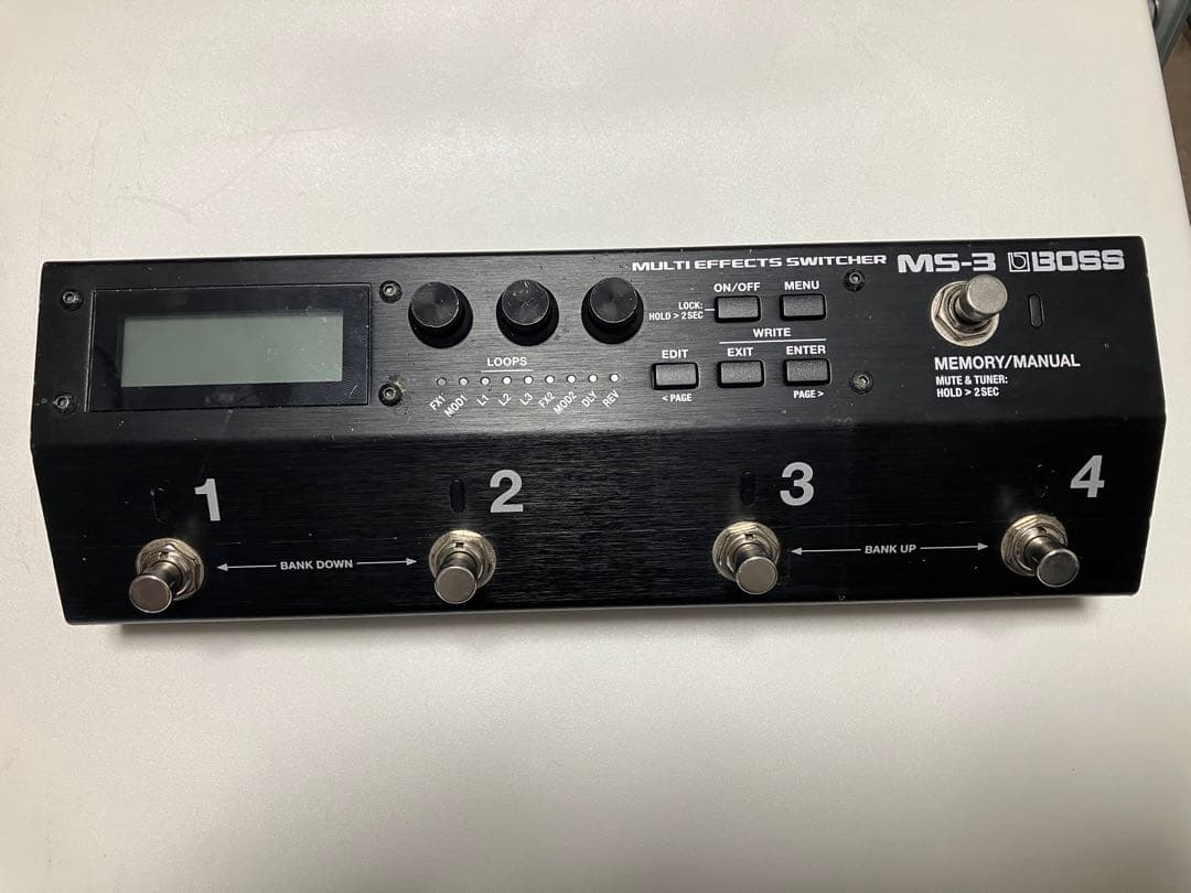 【値下げしました】BOSS MS-3 マルチエフェクトスイッチャー　アダプター付