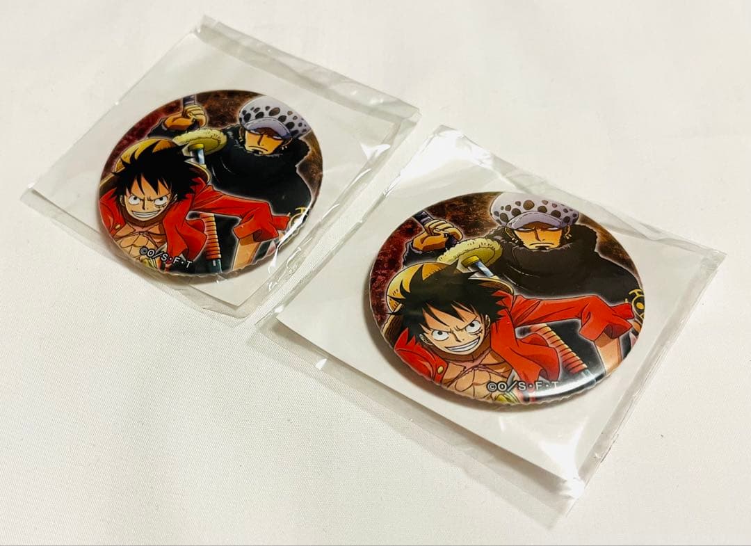 ジャンプフェスタ2015 ONEPIECE クランチチョコ 缶バッジ