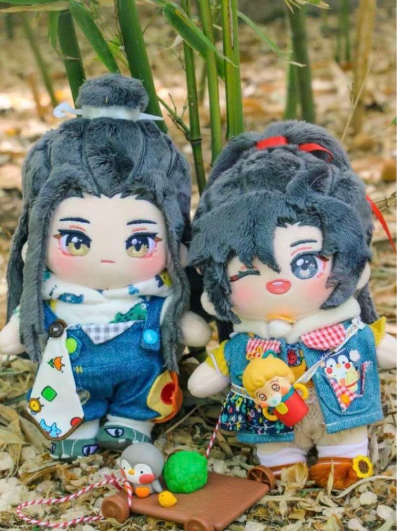 20cmハイクオリティな可愛い着せ替えぬいぐるみ♪ 藍忘機魏無羡