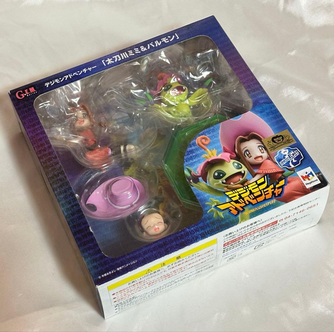 メガハウス　G.E.M.シリーズ　デジモンアドベンチャー　太刀川ミミ＆パルモン