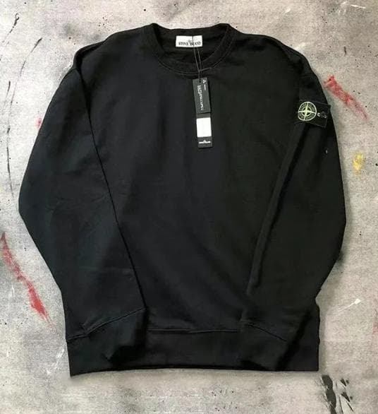 長袖スウェット ブラック グレー