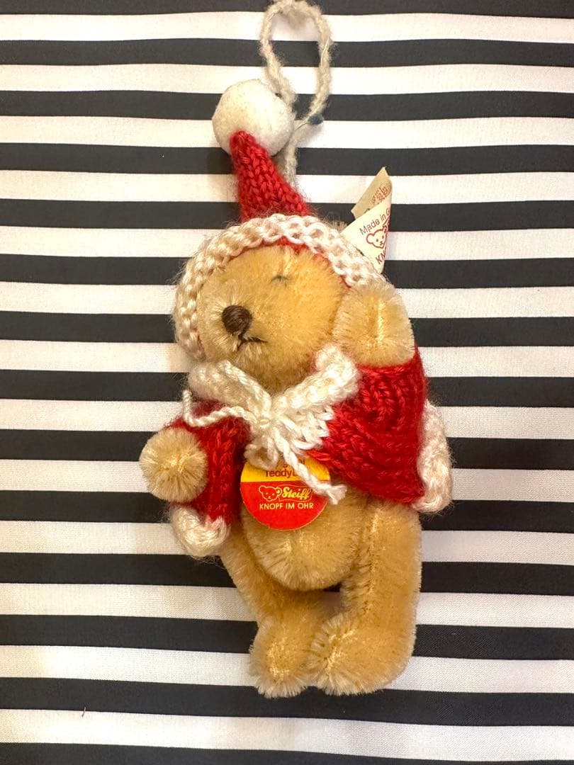 シュタイフ 1996年リミテッドエディションテディベアークリスマスオーナメント②