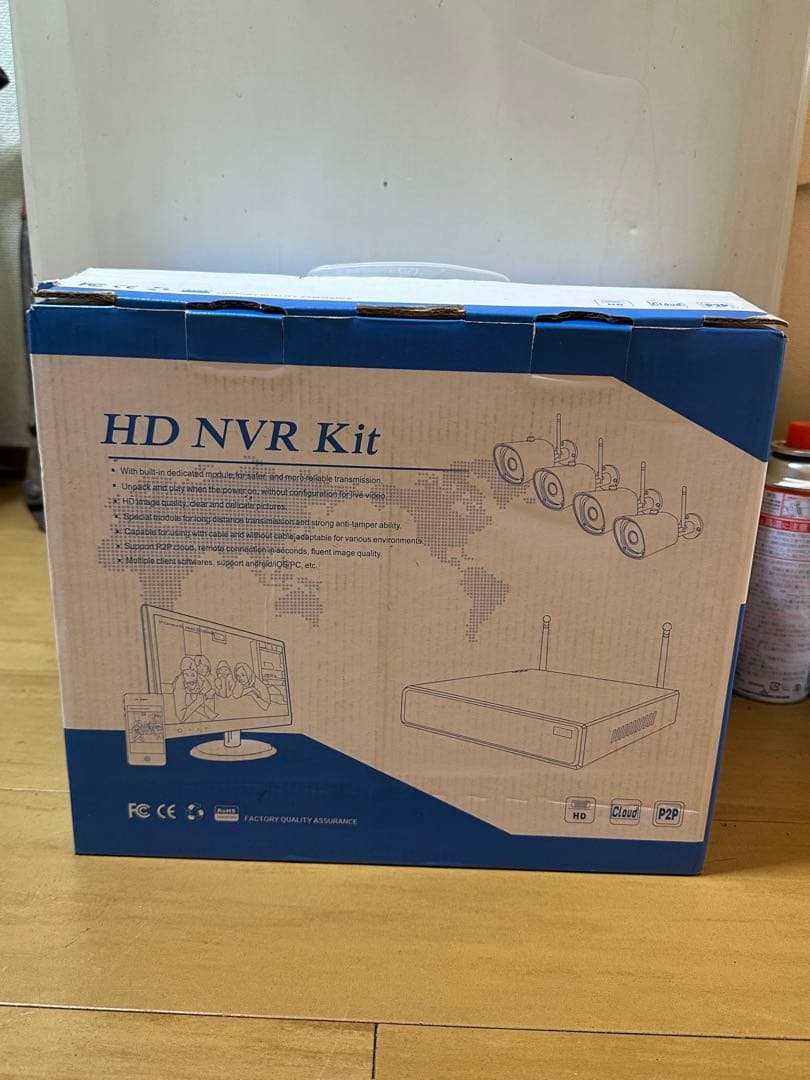 HD NVR Kit 防犯カメラセット新品未使用 初期不良返品保証