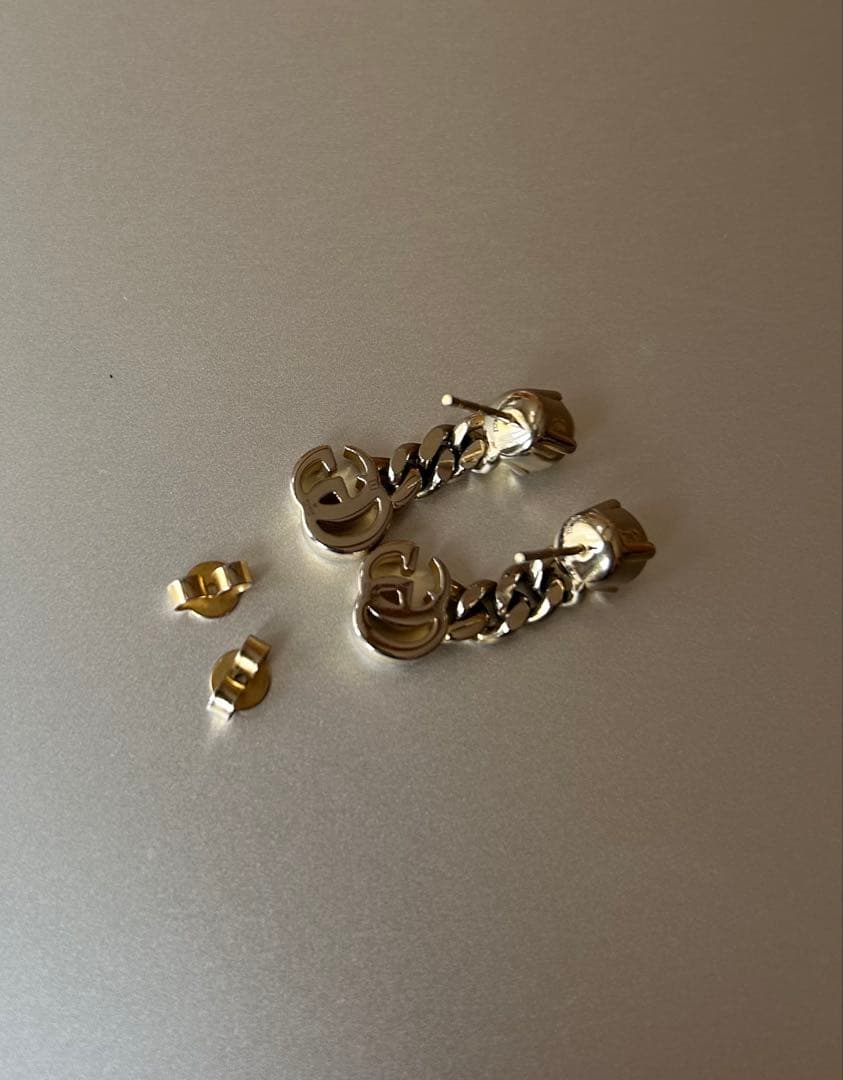 GUCCI パール ダブルG ピアス