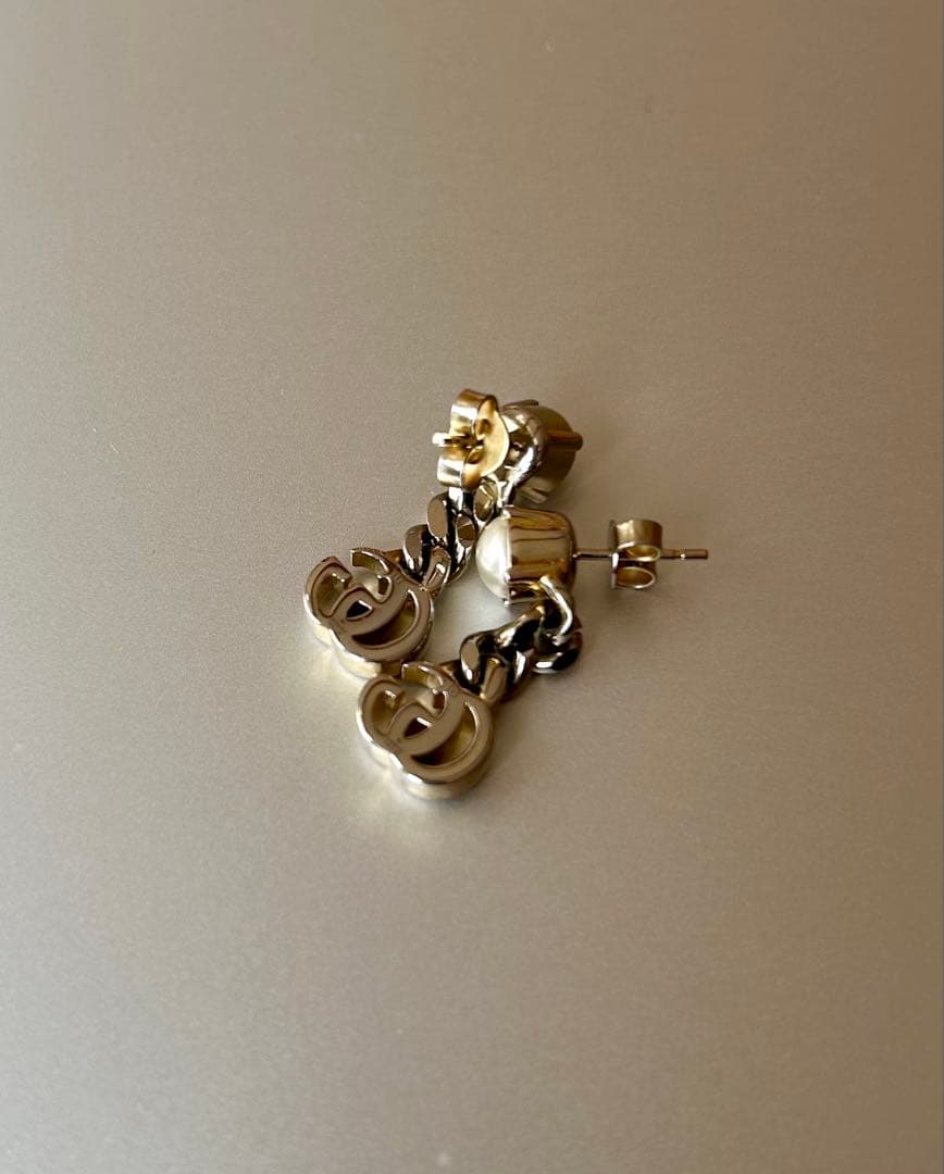 GUCCI パール ダブルG ピアス