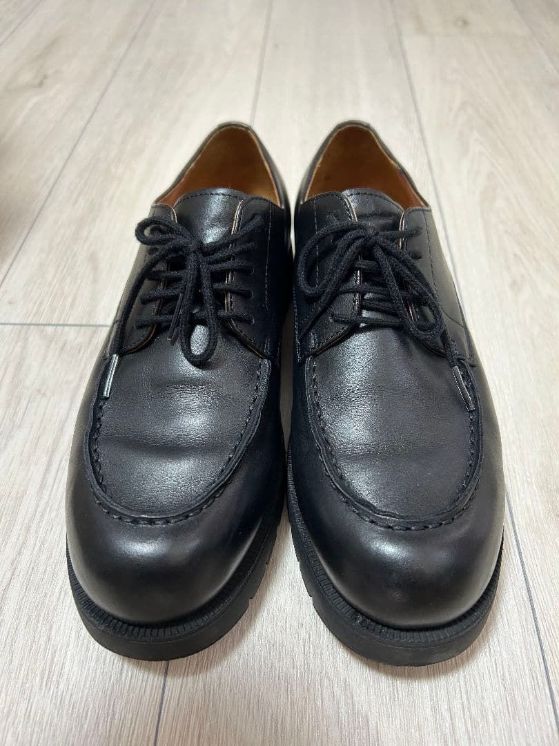 革靴 Uチップ レースアップシューズ WASH×whoop'-de-doo'