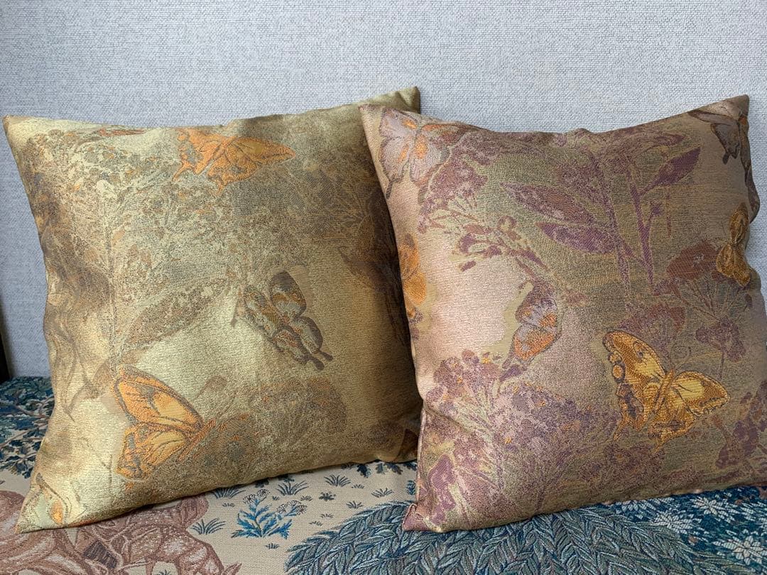 専用出品　川島織物　2点　スミコホンダ クッションカバー45×45 新品