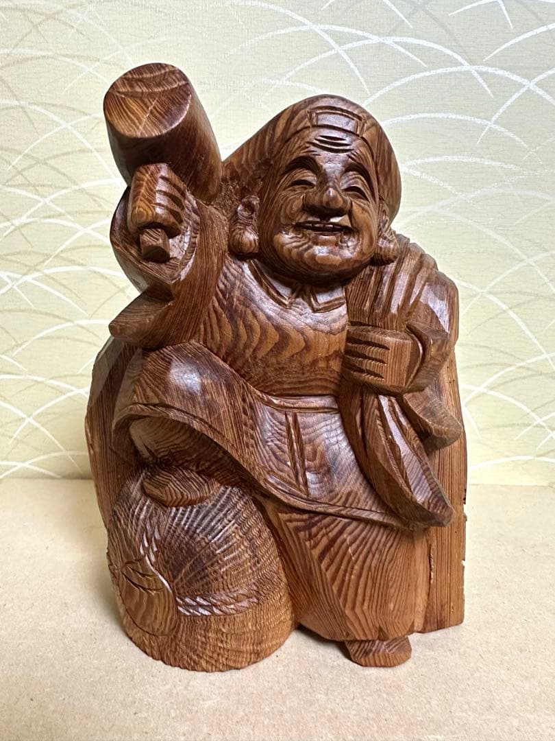 木彫り 七福神 大黒天（大黒様）