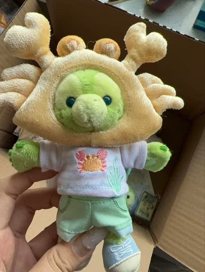 オルメルぬいぐるみキーチェーン　上海ディズニー　夏限定2025