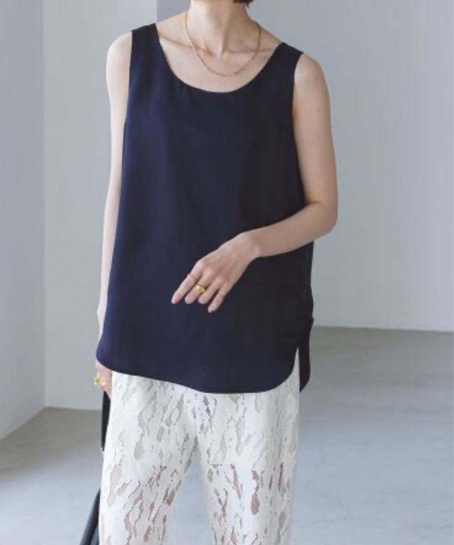 【NOBLE】サテンタンクトップ
