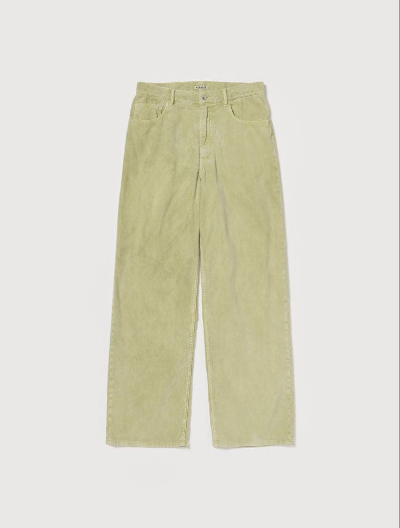 パンツ auralee corduroy pants