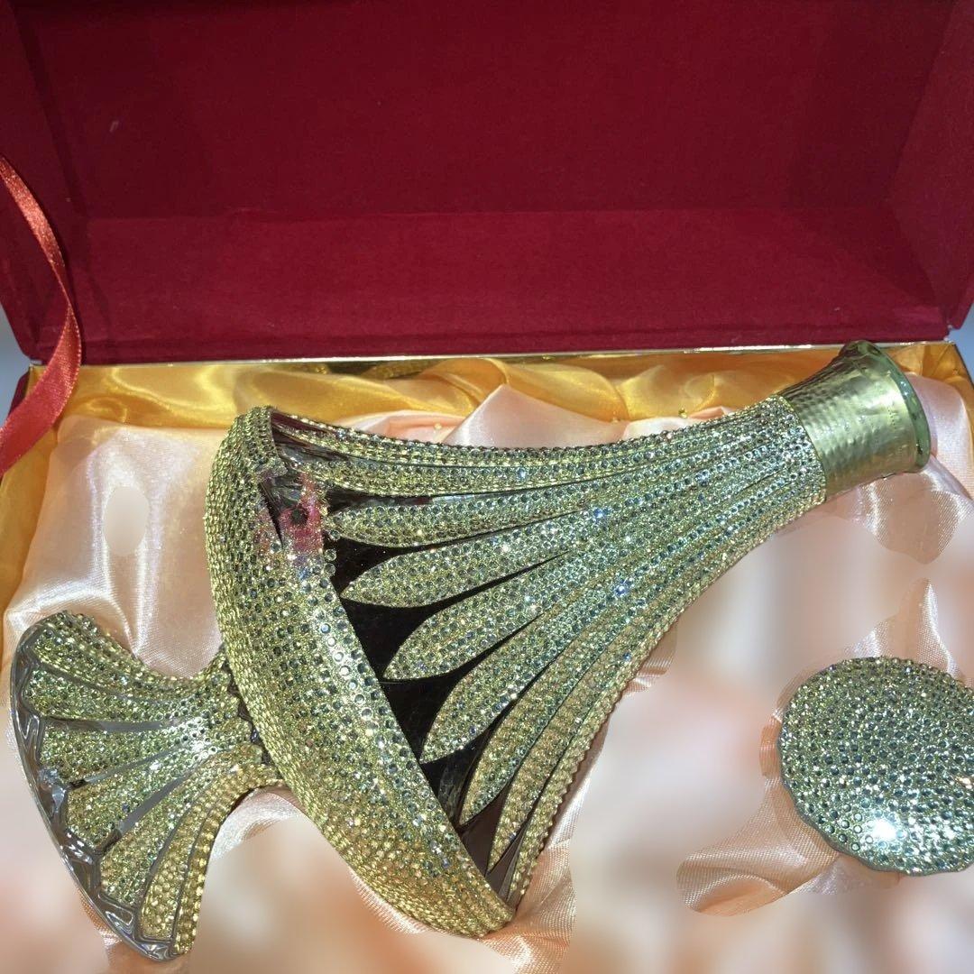 トラディション　クリスタルデキャンタゴールド　クラウンバイン　値下げ