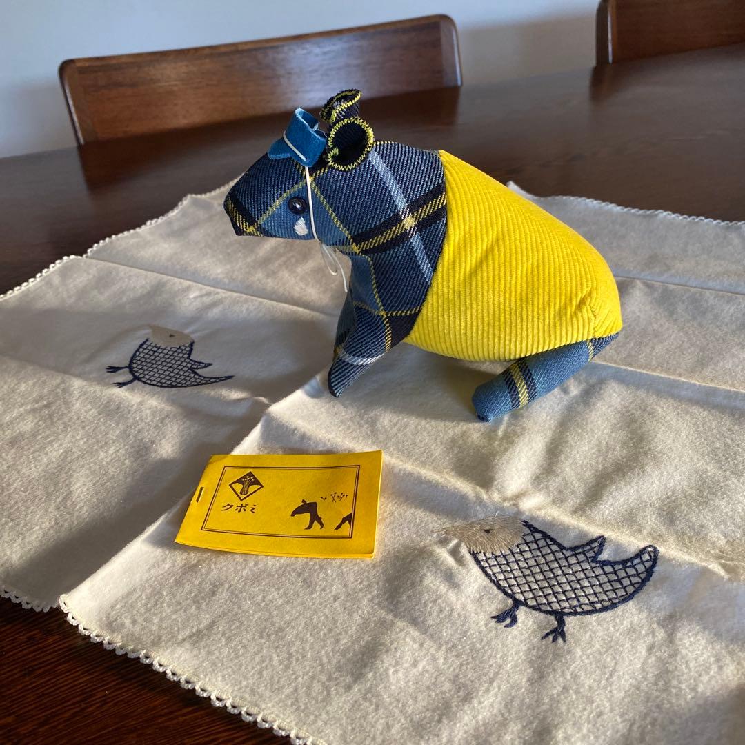 mina perhonen ×クボミ　baku ピンクッション& ハンカチ