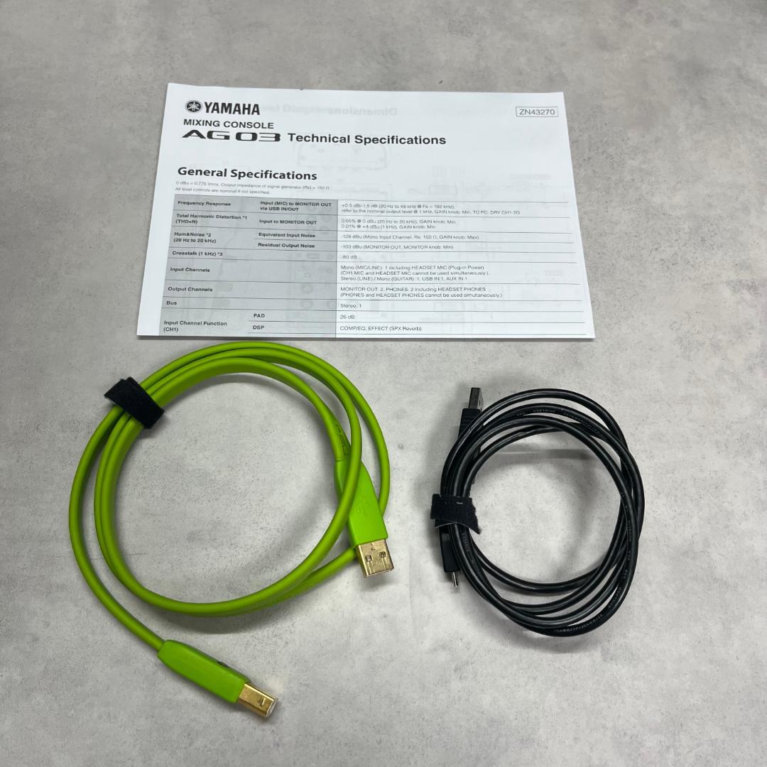 【美品】YAMAHA ウェブキャスティングミキサー 初音ミクAG03-MIKU