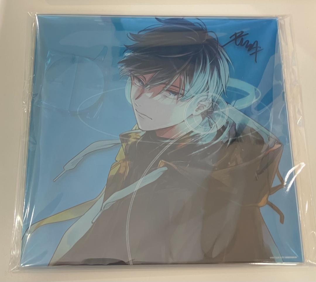 アクリルプレート　上ノ山立夏　ギヴン　キヅナツキ　直筆サイン入り