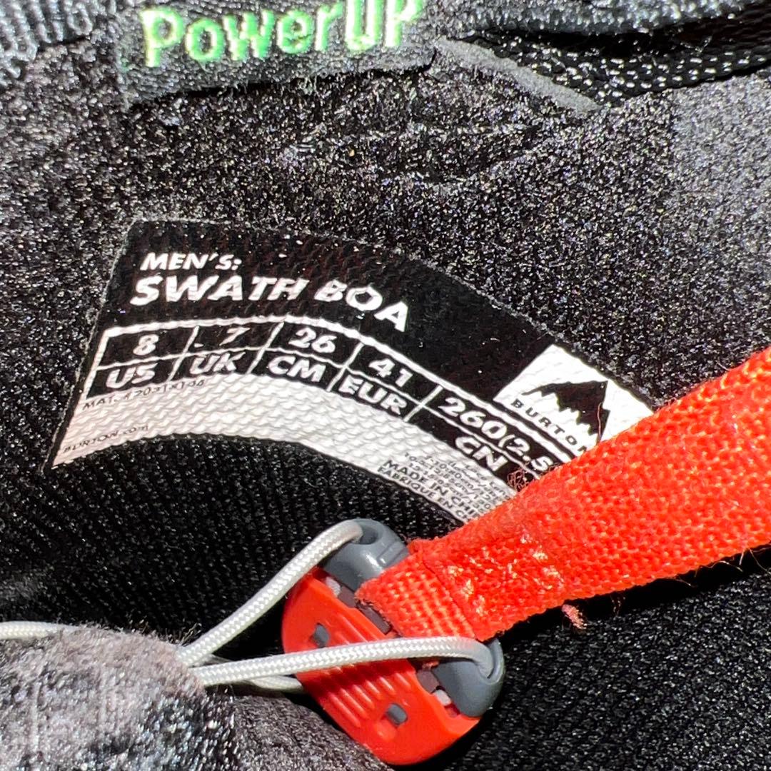 7-8回使用 26cm BURTON SWATH スワス DUAL BOAブーツ