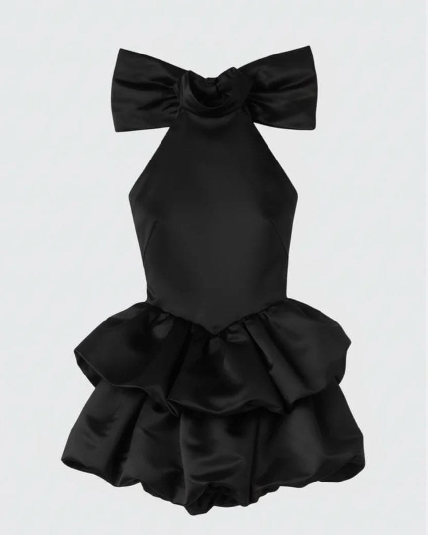 THE TOÉ Etoile Balloon Dress (black/M)