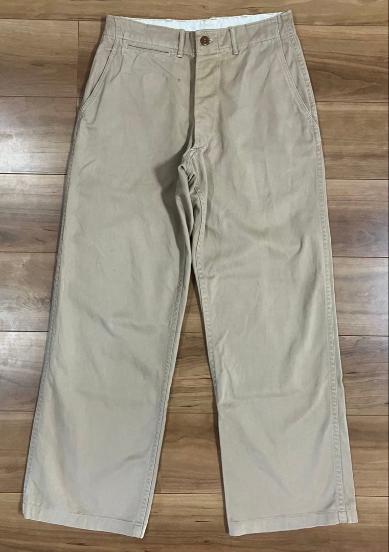 V*様 40s M-41 US ARMY アメリカ軍 チノ 41カーキ W31