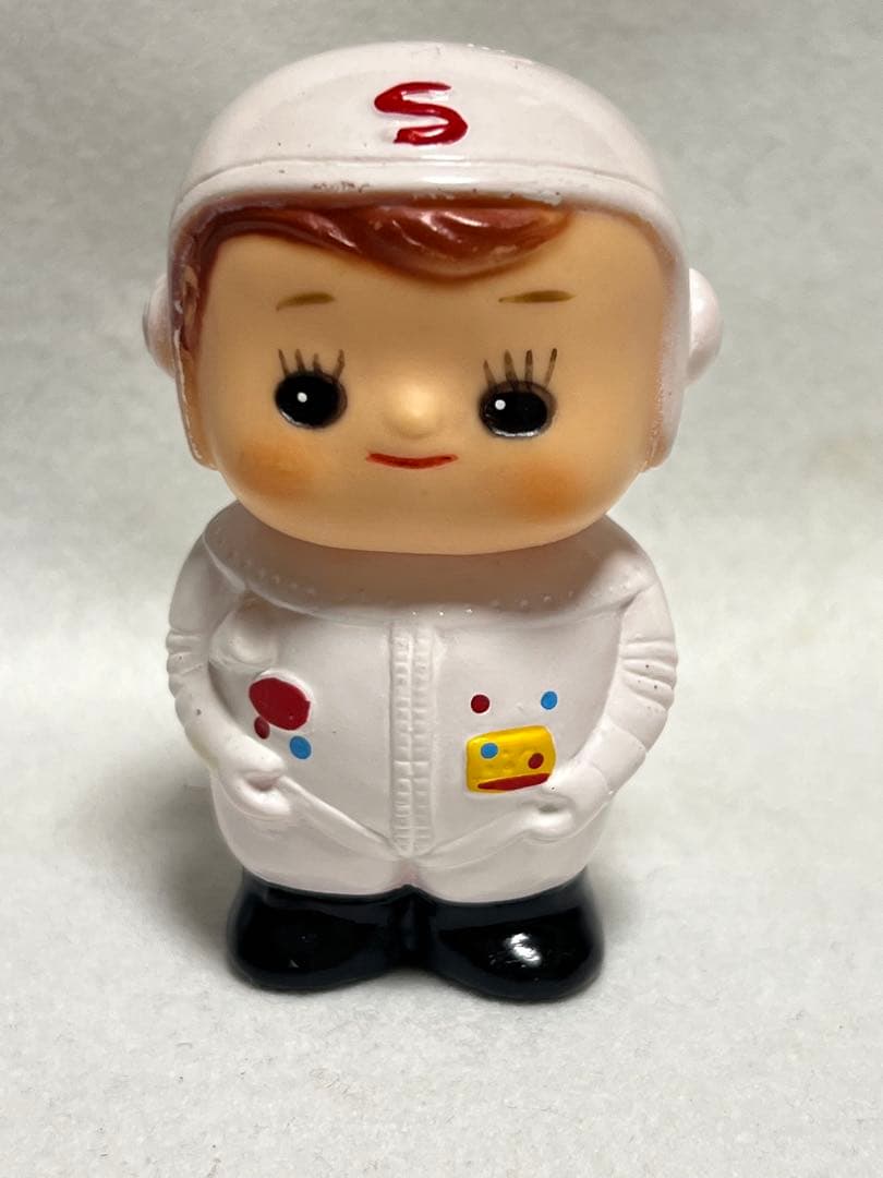 激レア　昭和レトロ　当時物　滋賀銀行　ソフビ　しがちゃん　貯金箱　宇宙服