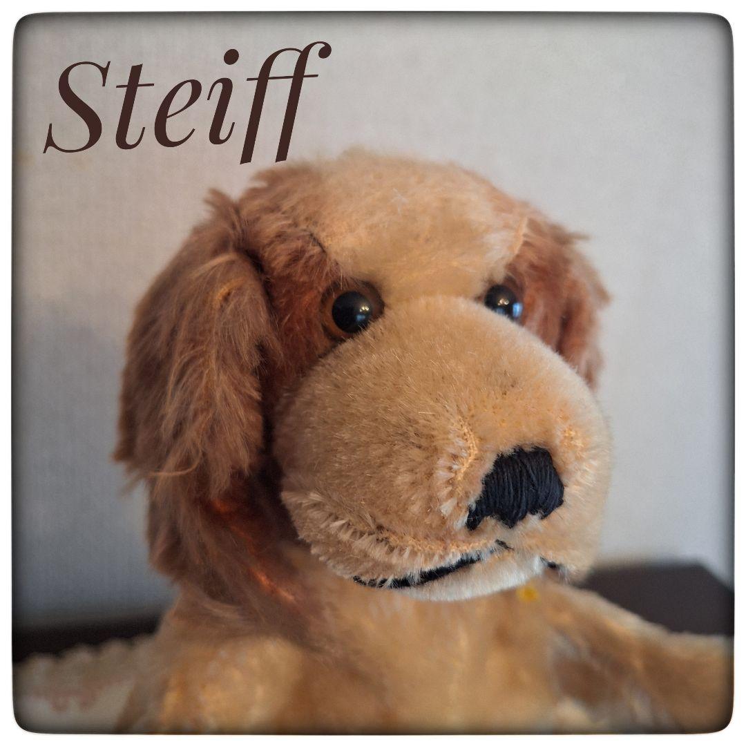 【手踊り人形パペットコッカースパニエル Cockie】ヴィンテージ シュタイフ