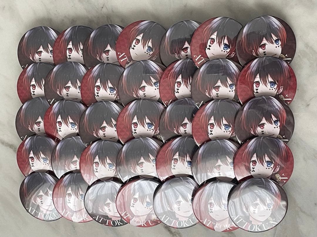 AMPTAK あっとくん 缶バッチ 35点