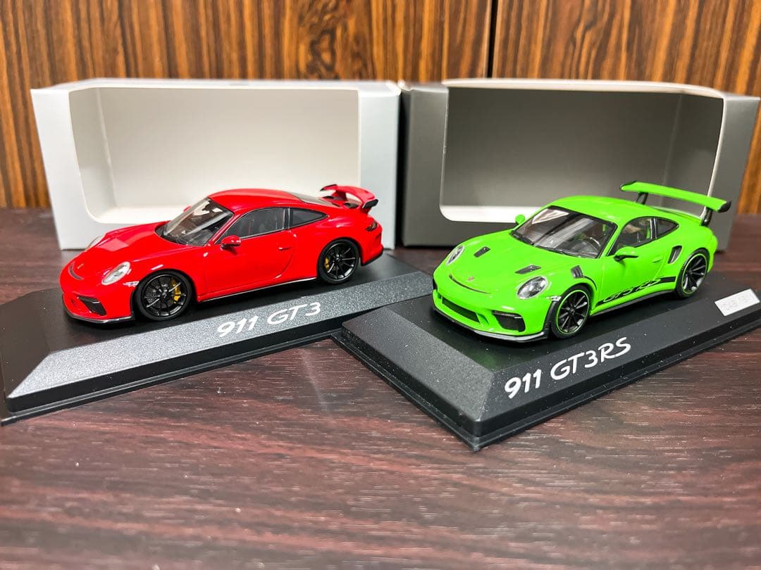 911 GT3 & GT3RS ミニカー 2台セット レア限定品