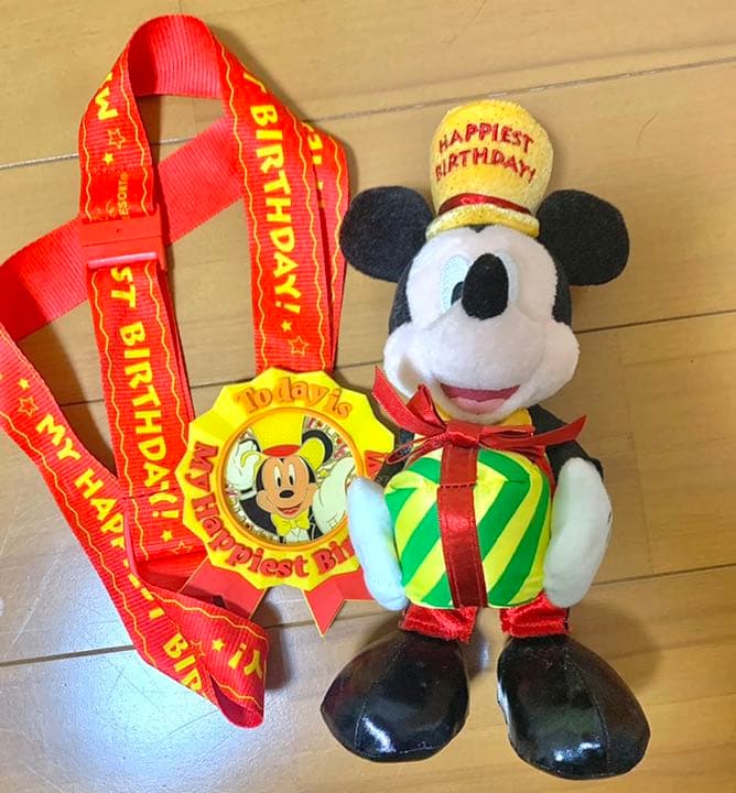 ミッキーのぬいぐるみ