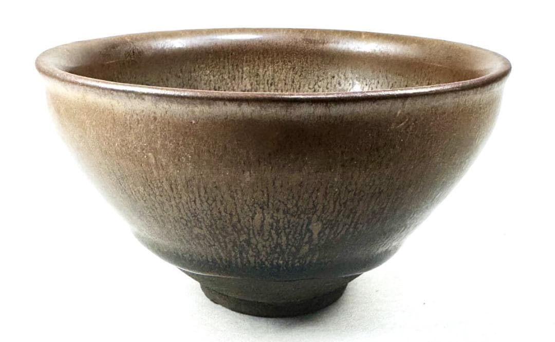 宋時代 建窯兎毫盞 禾目天目茶碗 唐物 伝世品焼物 ウブ品 骨董 WWTT056