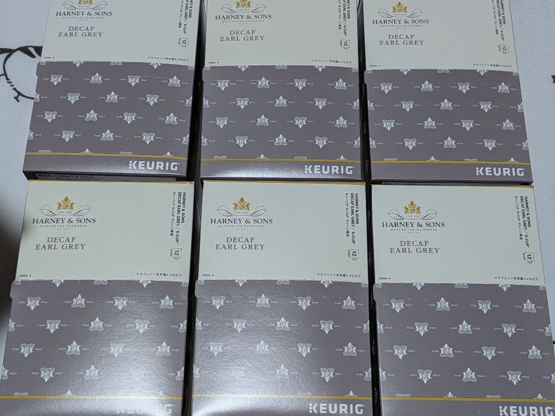 値下げ中！HARNEY & SONS DECAF EARL GREY 6箱セット