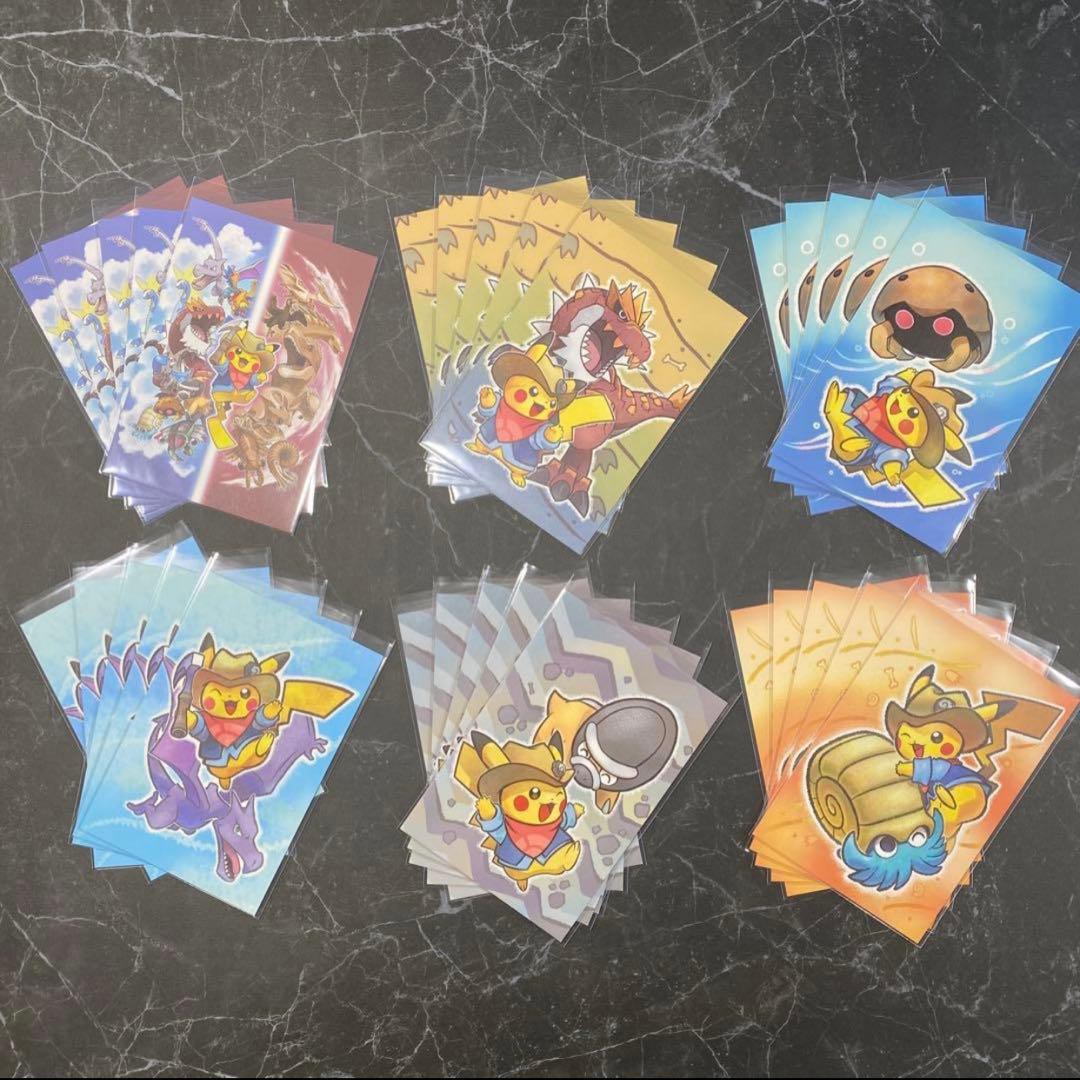 【 限定 】 ポケモン化石博物館 ポストカード 6枚組×5セット（合計30枚）