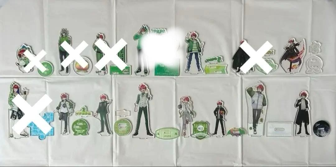 【カラフルピーチ】アクリルスタンド じゃぱぱ10点セット(バラ売り1個〜◯)